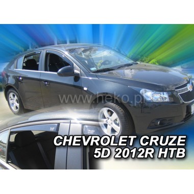 Дефлекторы боковых окон Heko для Chevrolet Cruze 5D HTB (2011-) бренд – Team HEKO главное фото